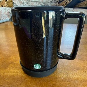 Starbucks Insulated Mug Black Speckled Thailand 14 oz 2022 Pre-owned